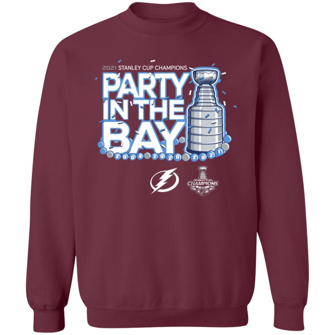 Party In The Bay 2021 Champions Shirt Steven Stamkos Ellieshirts Shop Party In The Bay Shirt Hoodie Sweatshirt - Teechipus