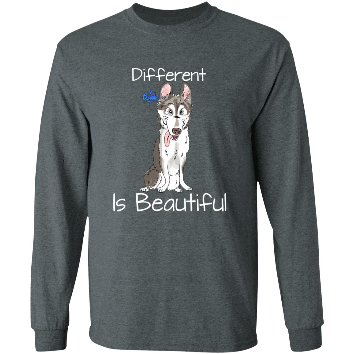 Different Is Beautiful Shirt Live Life Clydewaze Merch Clyde Different Is Beautiful Shirt Clyde The Super Husky Shirt Hoodie Sweatshirt - Teechipus