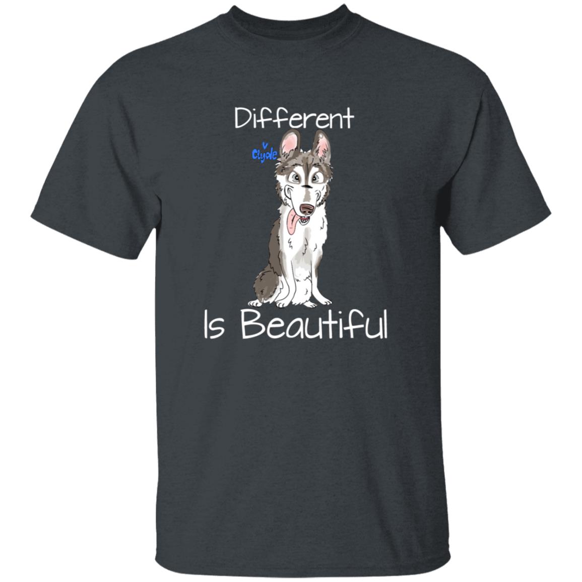 Different Is Beautiful Shirt Live Life Clydewaze Merch Clyde Different Is Beautiful Shirt Clyde The Super Husky Shirt Hoodie Sweatshirt - Teechipus