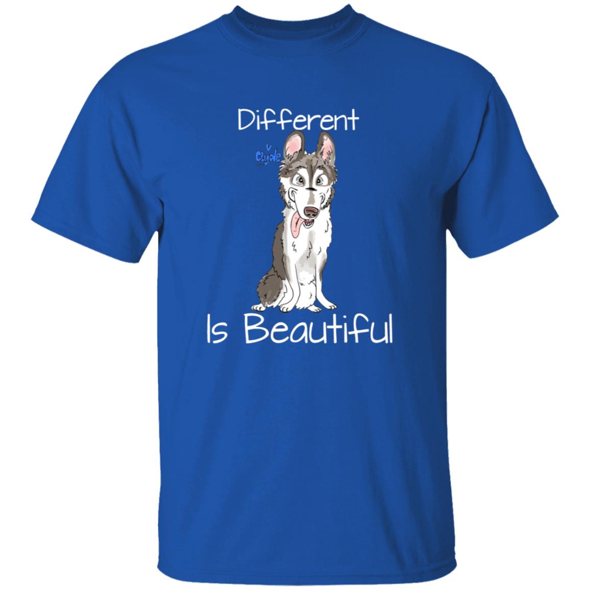 Different Is Beautiful Shirt Live Life Clydewaze Merch Clyde Different Is Beautiful Shirt Clyde The Super Husky Shirt Hoodie Sweatshirt - Teechipus