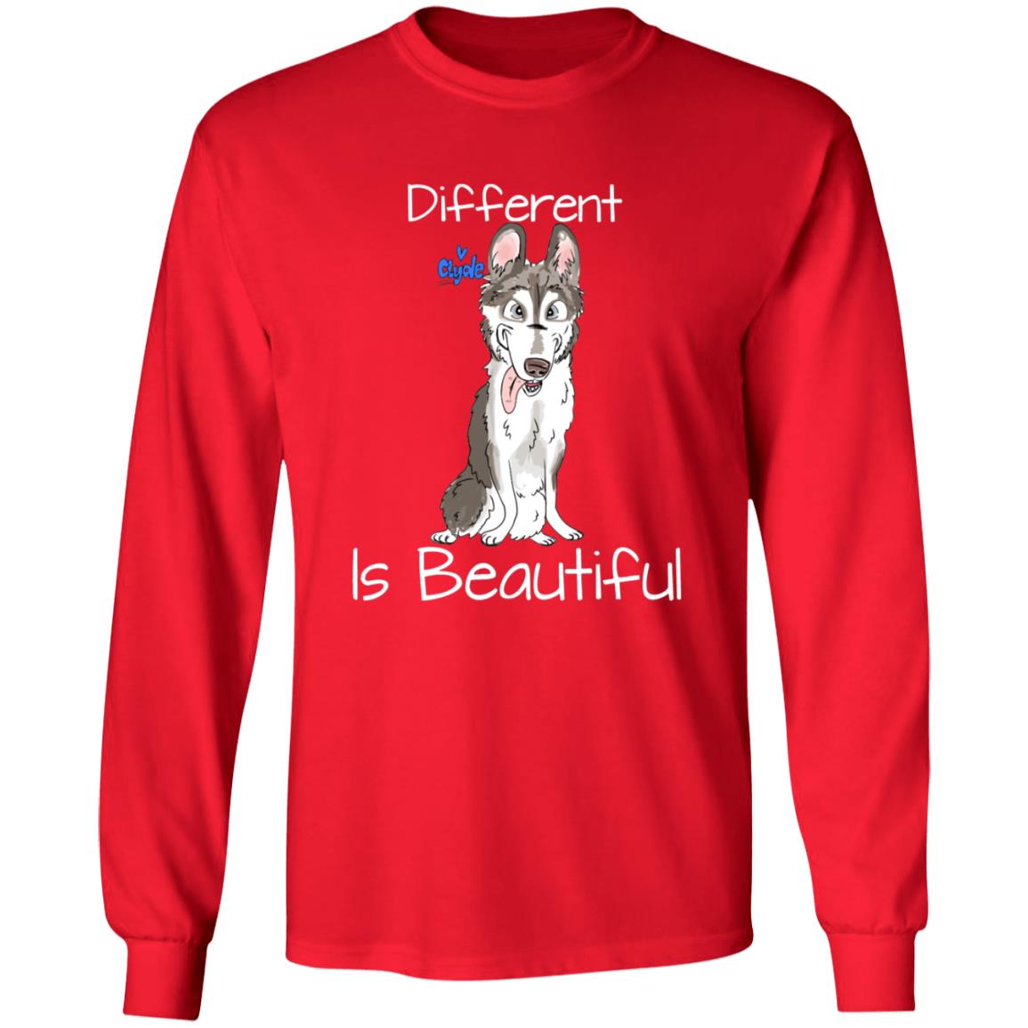 Different Is Beautiful Shirt Live Life Clydewaze Merch Clyde Different Is Beautiful Shirt Clyde The Super Husky Shirt Hoodie Sweatshirt - Teechipus