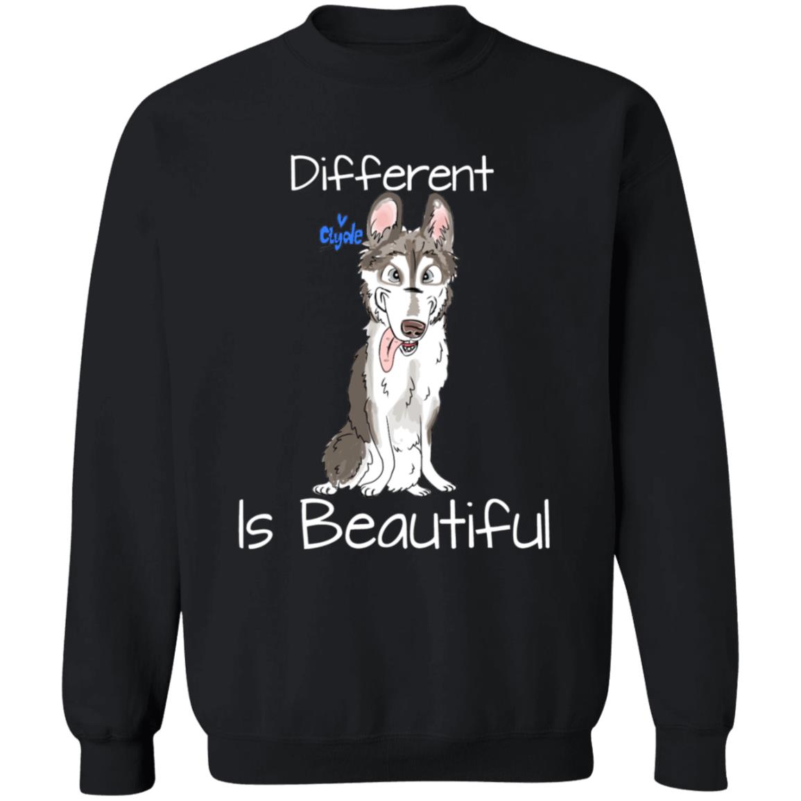 Different Is Beautiful Shirt Live Life Clydewaze Merch Clyde Different Is Beautiful Shirt Clyde The Super Husky Shirt Hoodie Sweatshirt - Teechipus