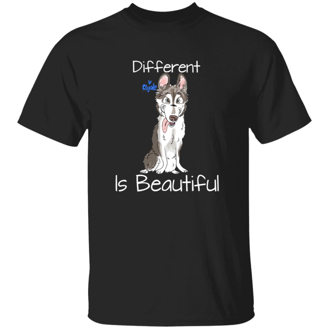 Different Is Beautiful Shirt Live Life Clydewaze Merch Clyde Different Is Beautiful Shirt Clyde The Super Husky Shirt Hoodie Sweatshirt - Teechipus