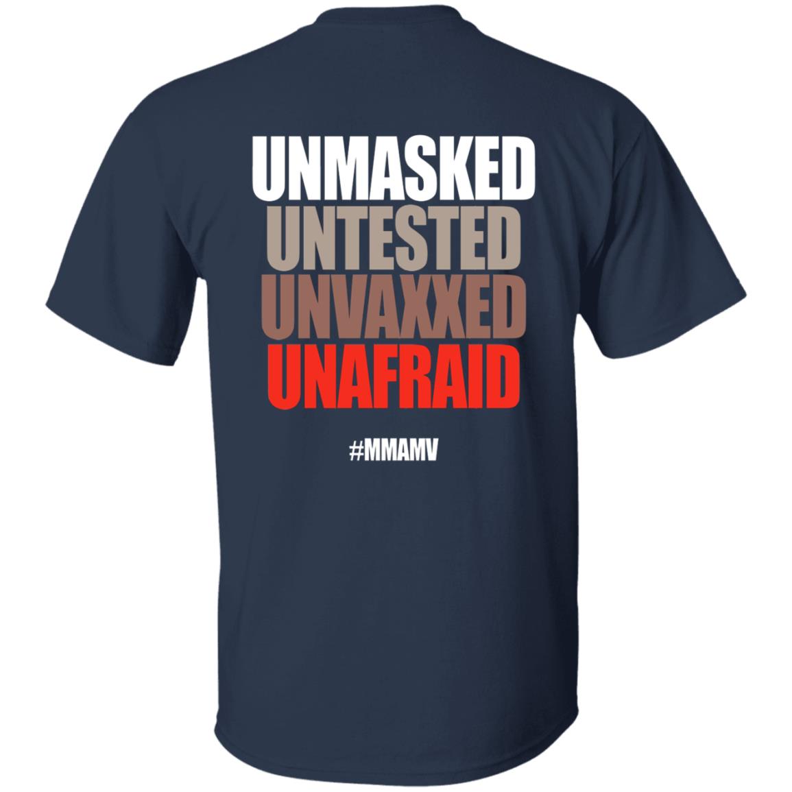 Unmasked Untested Unvaxxed Unafraid #Mmamv Hoodie Shirt Sweatshirt - Teechipus