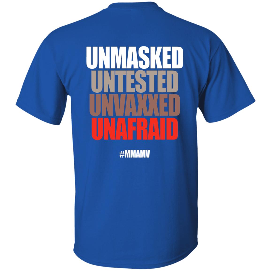 Unmasked Untested Unvaxxed Unafraid #Mmamv Hoodie Shirt Sweatshirt - Teechipus