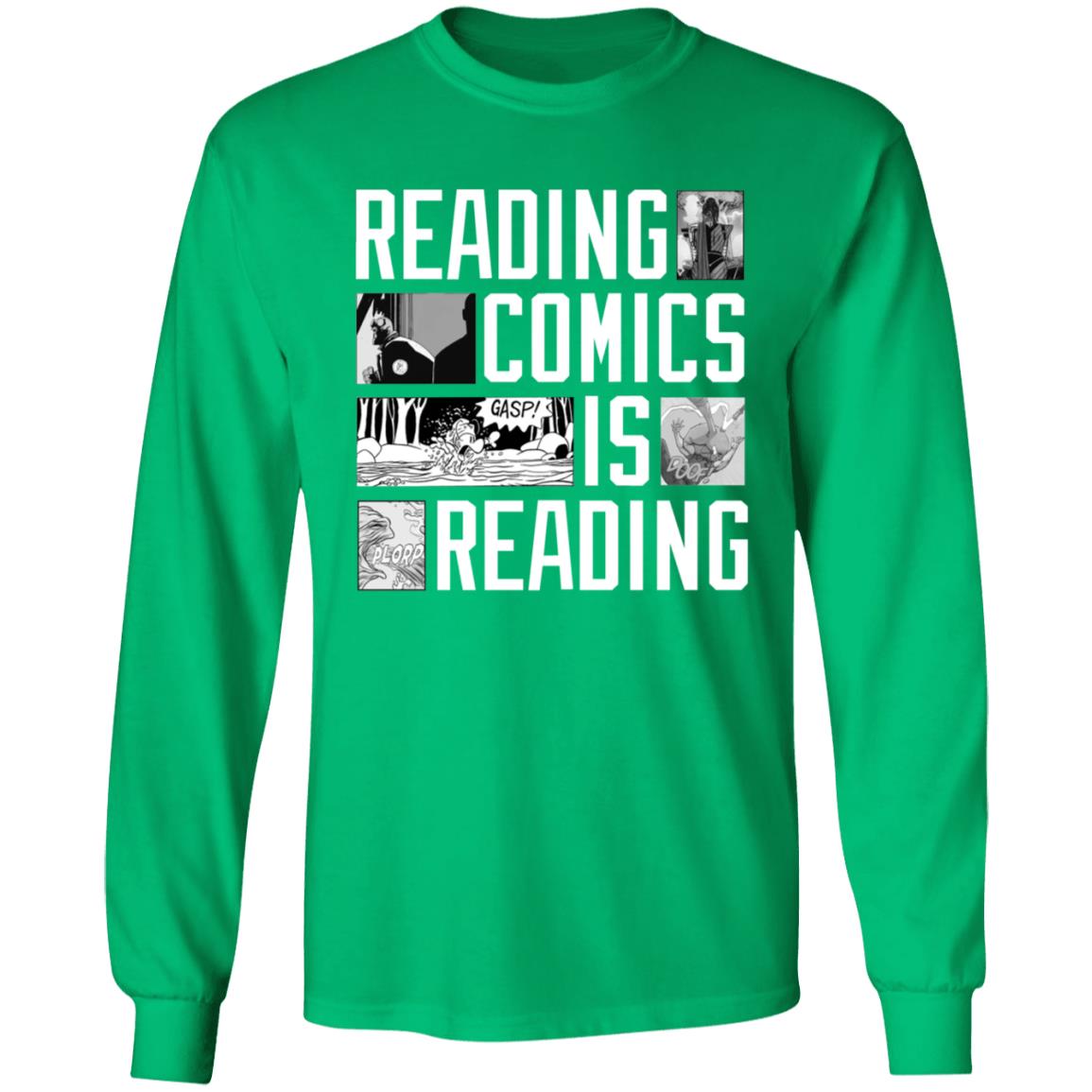 Reading Comics Is Reading Shirt Hoodie Sweatshirt - Teechipus