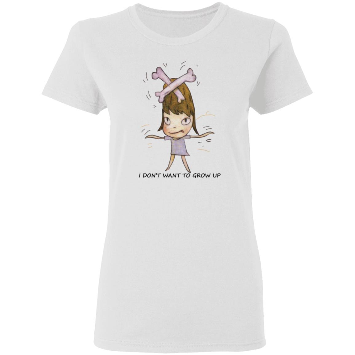 Yoshitomo Nara I Don't Want To Grow Up Youth T-Shirt Lacma Shirt Lacma Store Lacma Yoshitomo Nara Shirt Hoodie Sweatshirt - Teechipus