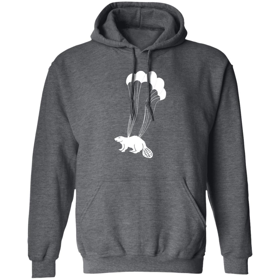 Parachuting Beaver Shirt Wear Boise Merch Parachuting Beaver Shirt Hoodie Sweatshirt - Teechipus