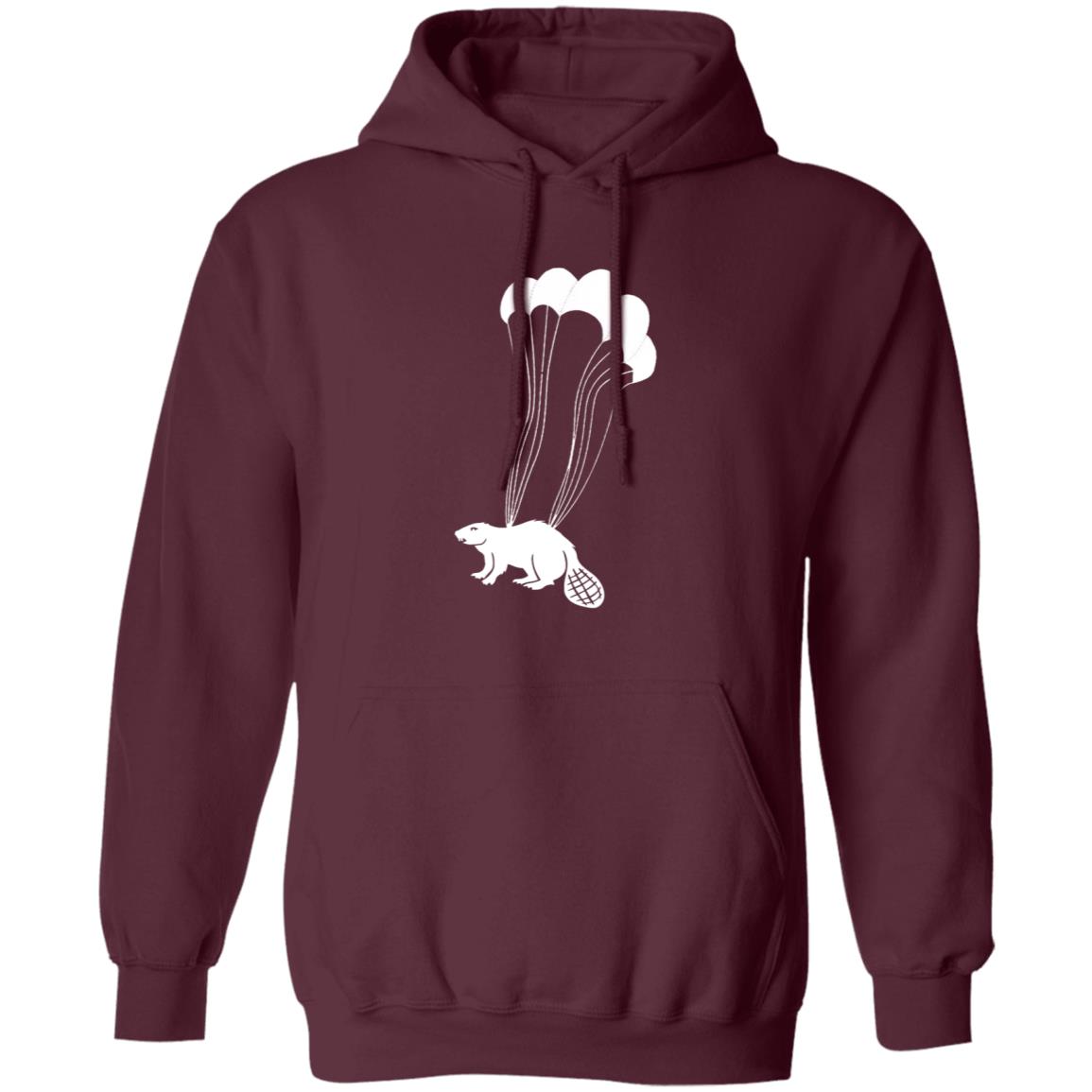 Parachuting Beaver Shirt Wear Boise Merch Parachuting Beaver Shirt Hoodie Sweatshirt - Teechipus