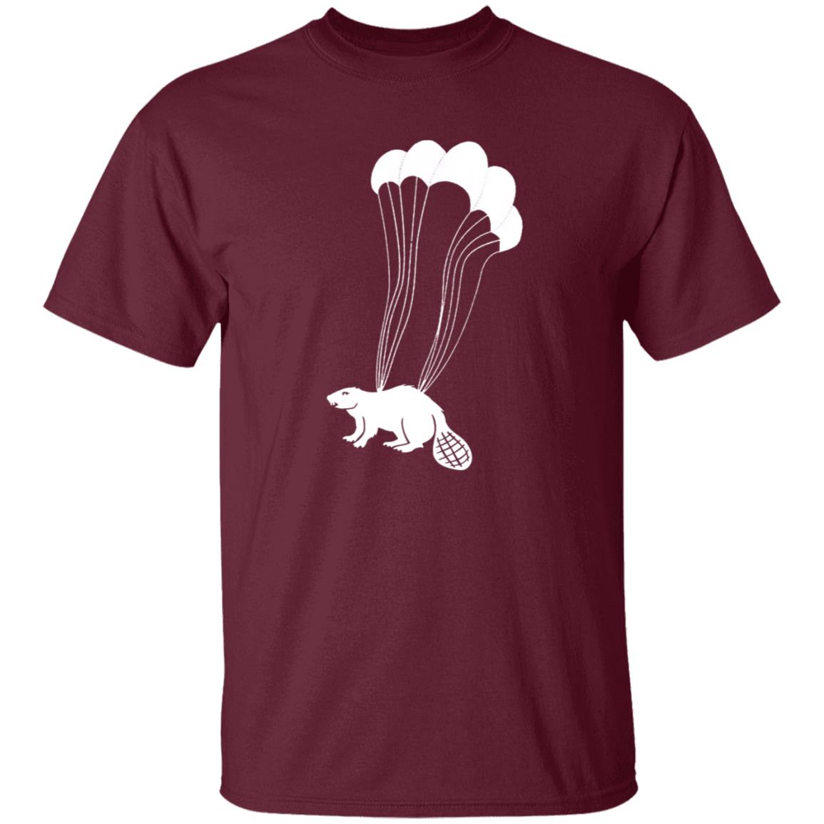 Parachuting Beaver Shirt Wear Boise Merch Parachuting Beaver Shirt Hoodie Sweatshirt - Teechipus