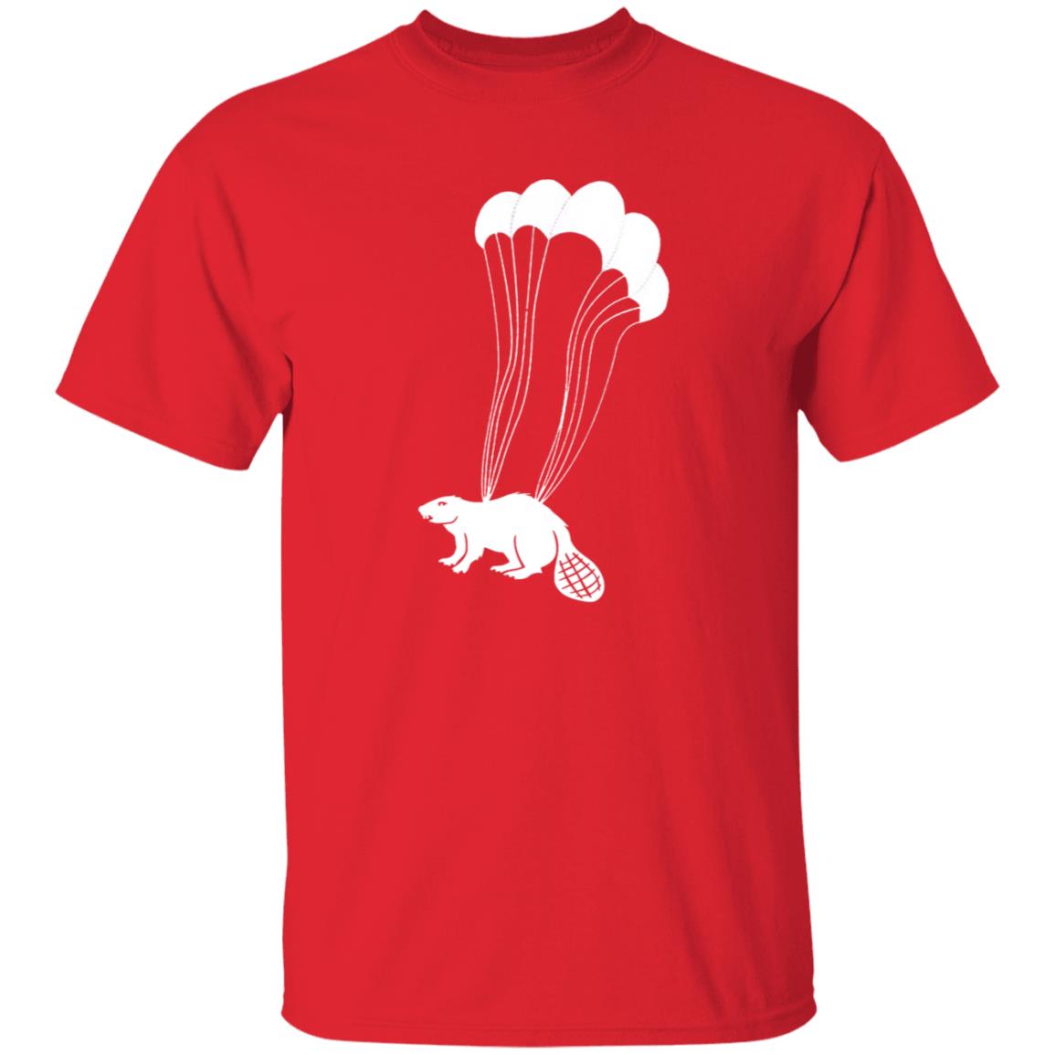 Parachuting Beaver Shirt Wear Boise Merch Parachuting Beaver Shirt Hoodie Sweatshirt - Teechipus