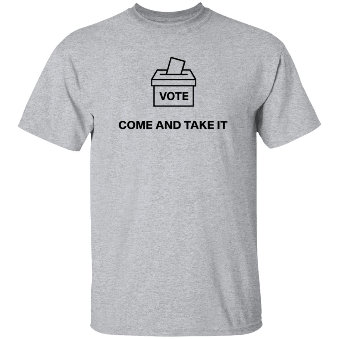 Vote Come And Take It Shirt James Talarico Statement Vote Come And Take It Shirt Hoodie Sweatshirt - Teechipus