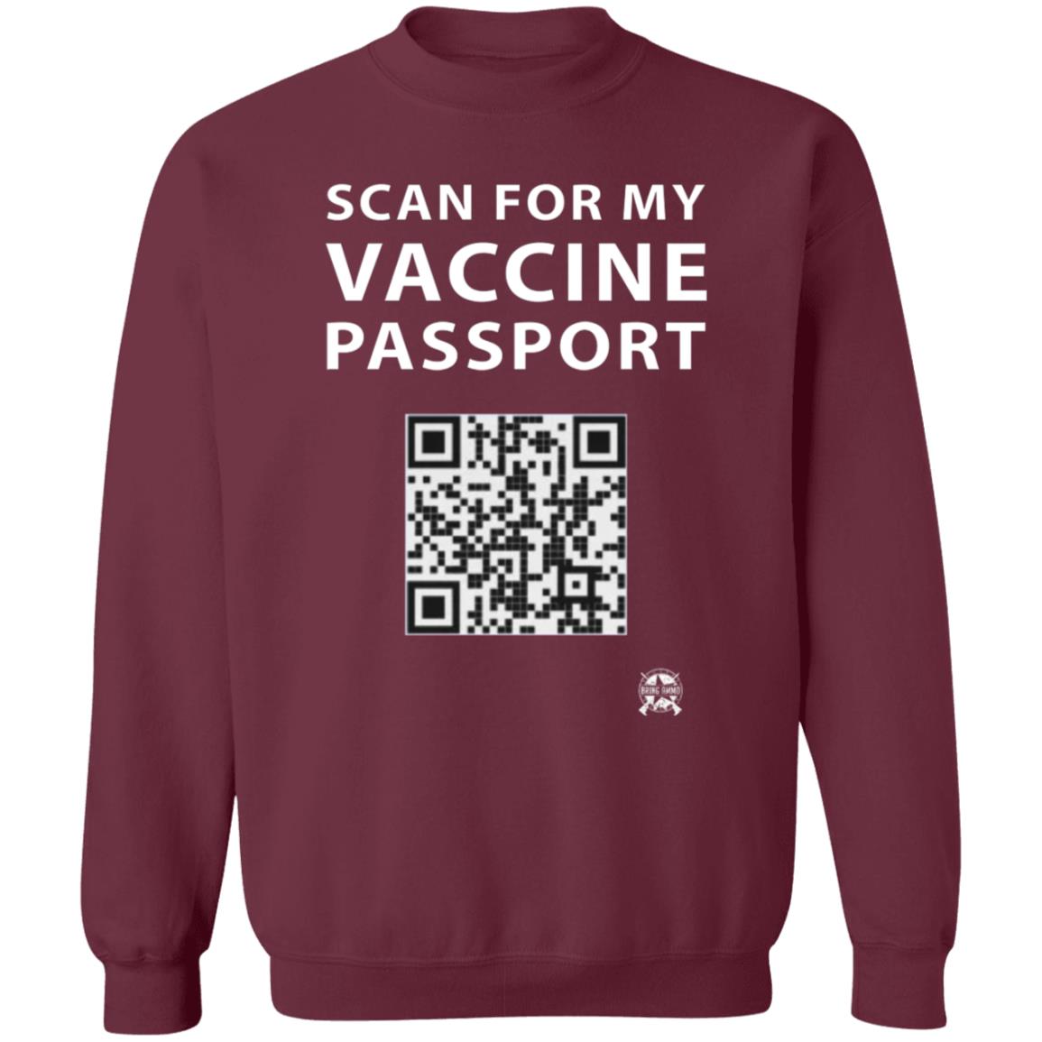 Scan For My Vaccine Passport Shirt Bring Ammo Store Scan For My Vaccine Passport Shirt Hoodie Sweatshirt - Teechipus