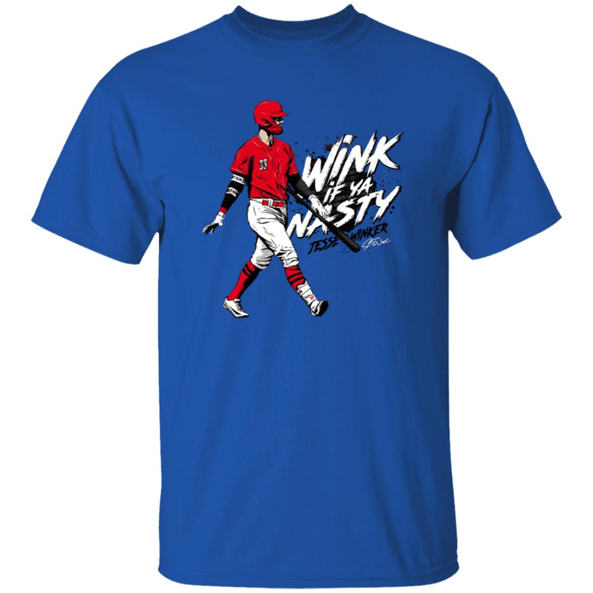 Jesse Winker Wink If Ya Nasty Shirt Cincyshirts Jesse Winker Wink If Ya Nasty Shirt Hoodie Sweatshirt - Teechipus