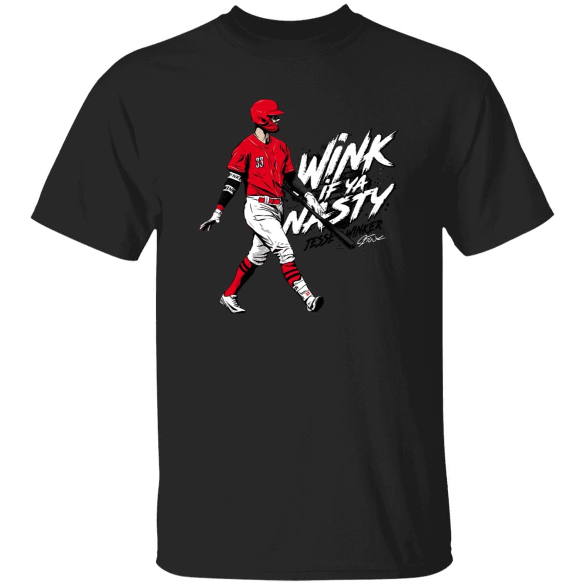 Jesse Winker Wink If Ya Nasty Shirt Cincyshirts Jesse Winker Wink If Ya Nasty Shirt Hoodie Sweatshirt - Teechipus