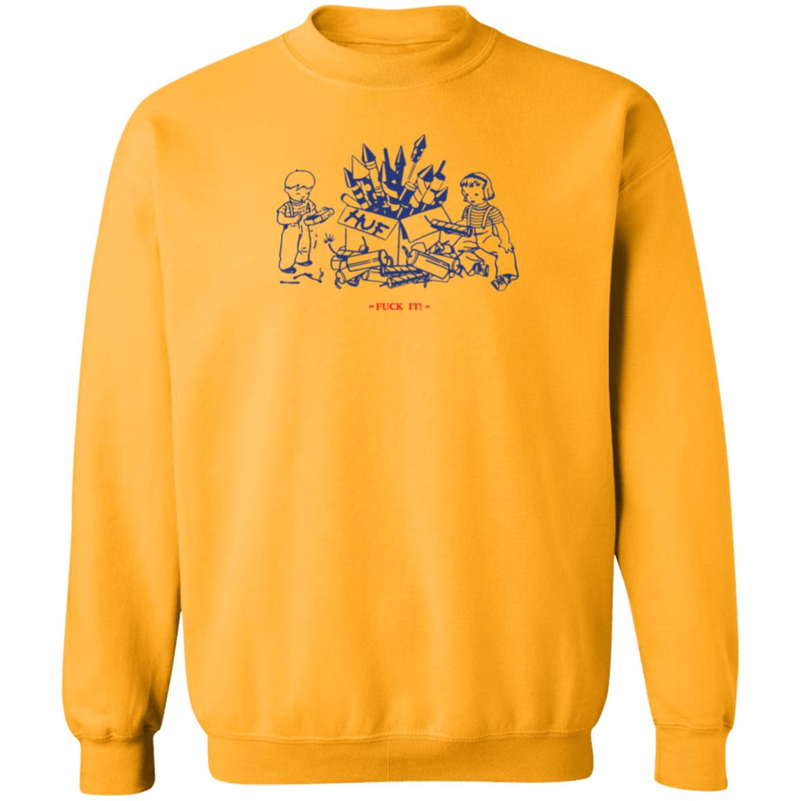 Huf World Dwide Store Safe And Sane T-Shirt Albert Safe And Sane Fuck It Shirt Hoodie Sweatshirt - Teechipus