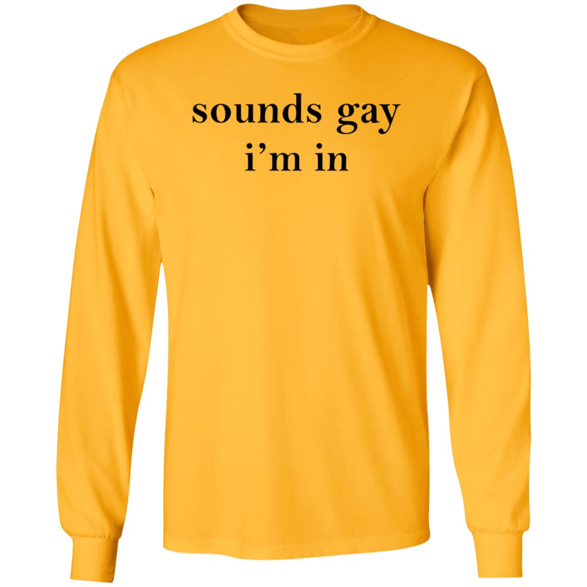 Sounds Gay I'm In Shirt Bea Sounds Gay I'm In Shirt Hoodie Sweatshirt - Teechipus