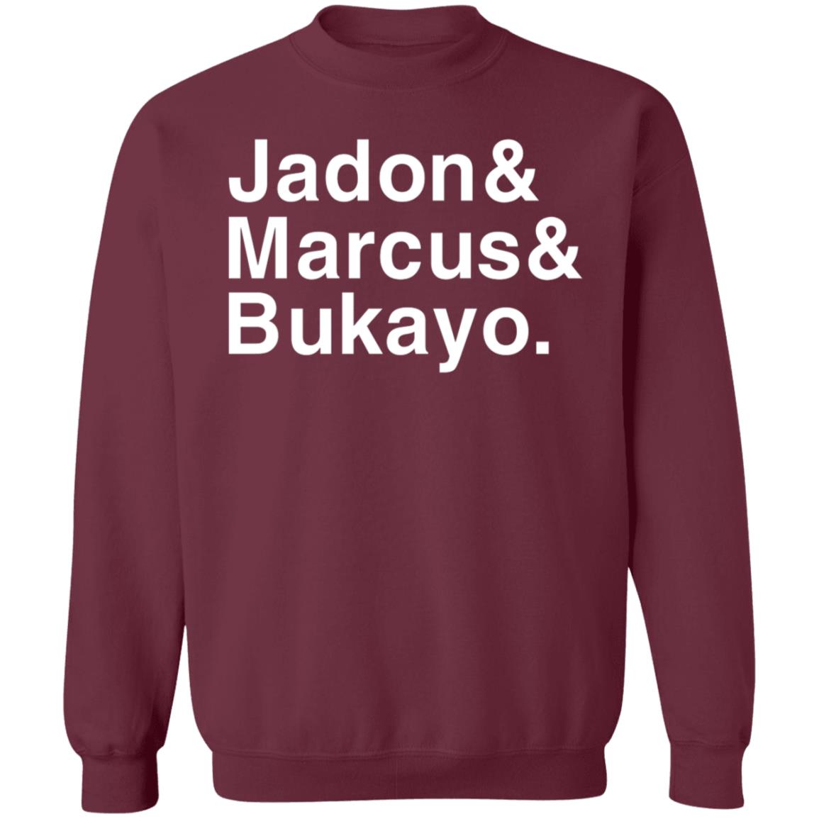 Jadon Marcus Bukayo Shirt Jason Sudeikis Wearing Support Of Jadon Marcus Bukayo Shirt Hoodie Sweatshirt - Teechipus