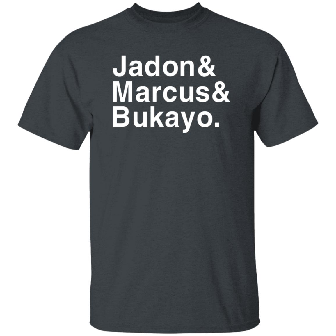 Jadon Marcus Bukayo Shirt Jason Sudeikis Wearing Support Of Jadon Marcus Bukayo Shirt Hoodie Sweatshirt - Teechipus