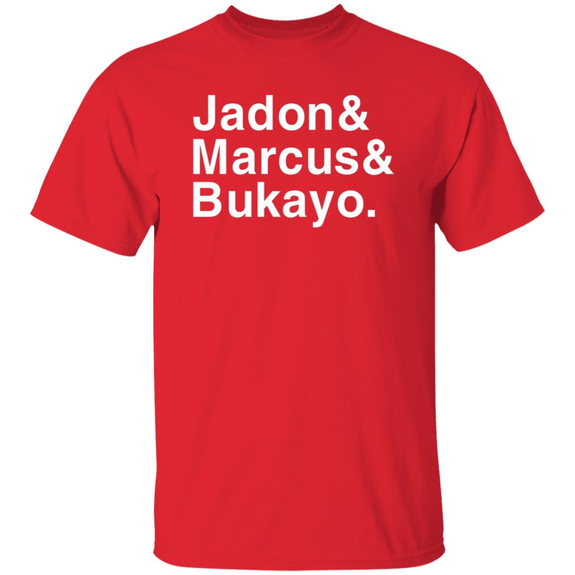 Jadon Marcus Bukayo Shirt Jason Sudeikis Wearing Support Of Jadon Marcus Bukayo Shirt Hoodie Sweatshirt - Teechipus