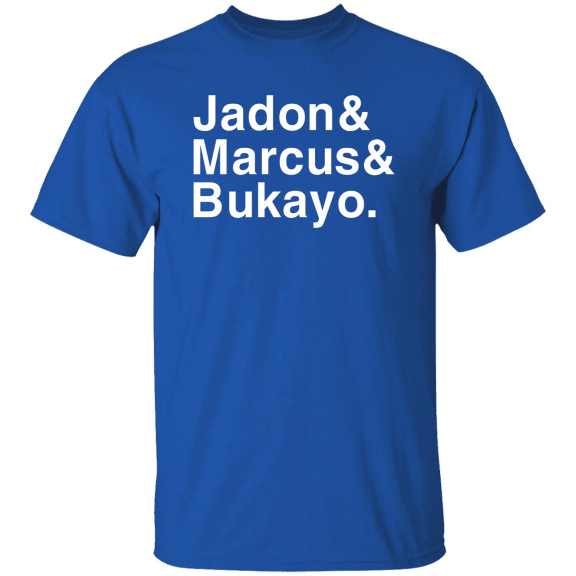 Jadon Marcus Bukayo Shirt Jason Sudeikis Wearing Support Of Jadon Marcus Bukayo Shirt Hoodie Sweatshirt - Teechipus
