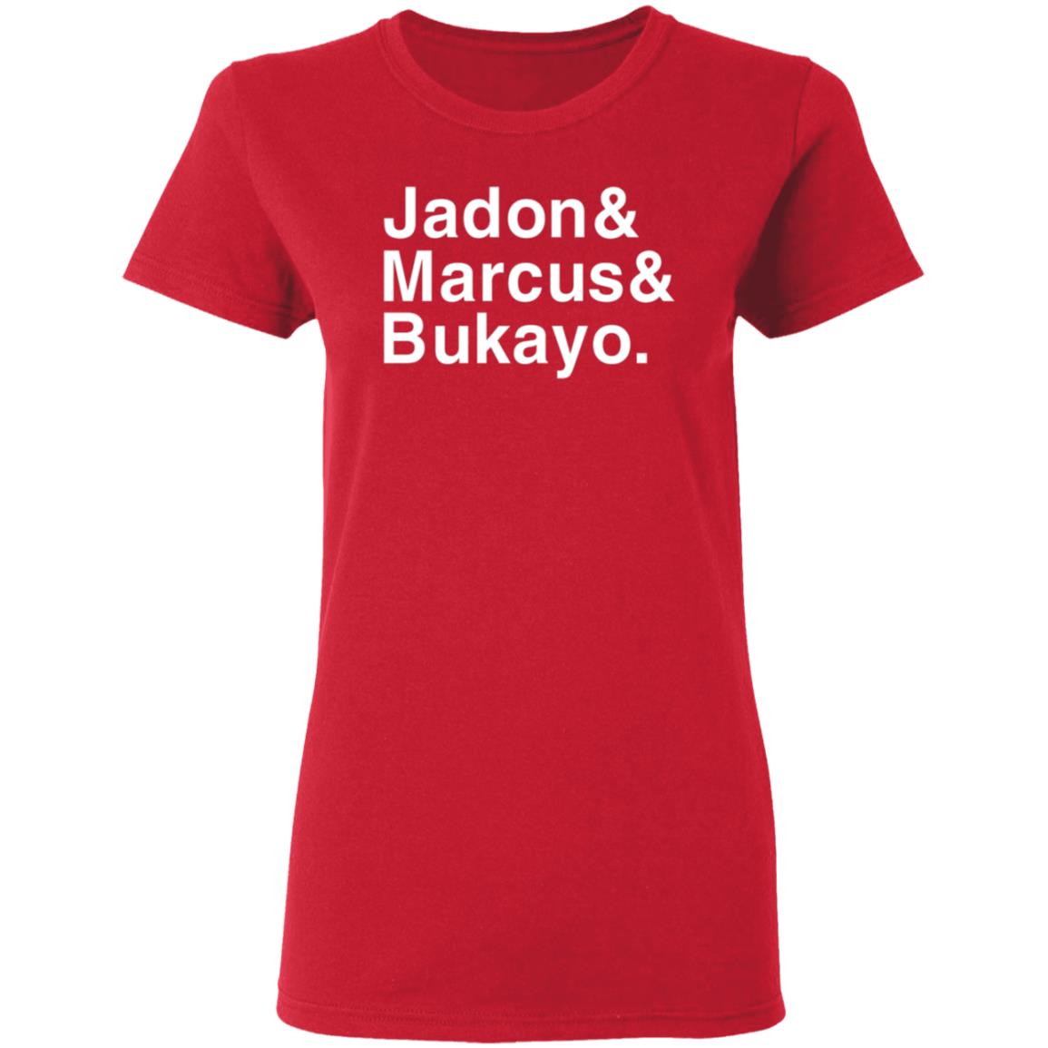 Jadon Marcus Bukayo Shirt Jason Sudeikis Wearing Support Of Jadon Marcus Bukayo Shirt Hoodie Sweatshirt - Teechipus