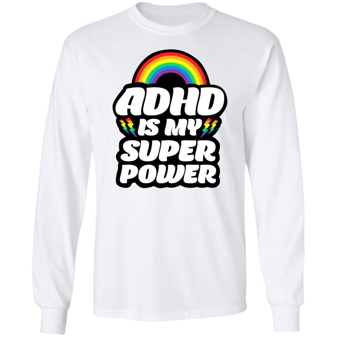 Adhd Is My Superpower Shirt Go Adhd Go Store Adhd Is My Superpower Shirt Hoodie Sweatshirt - Teechipus