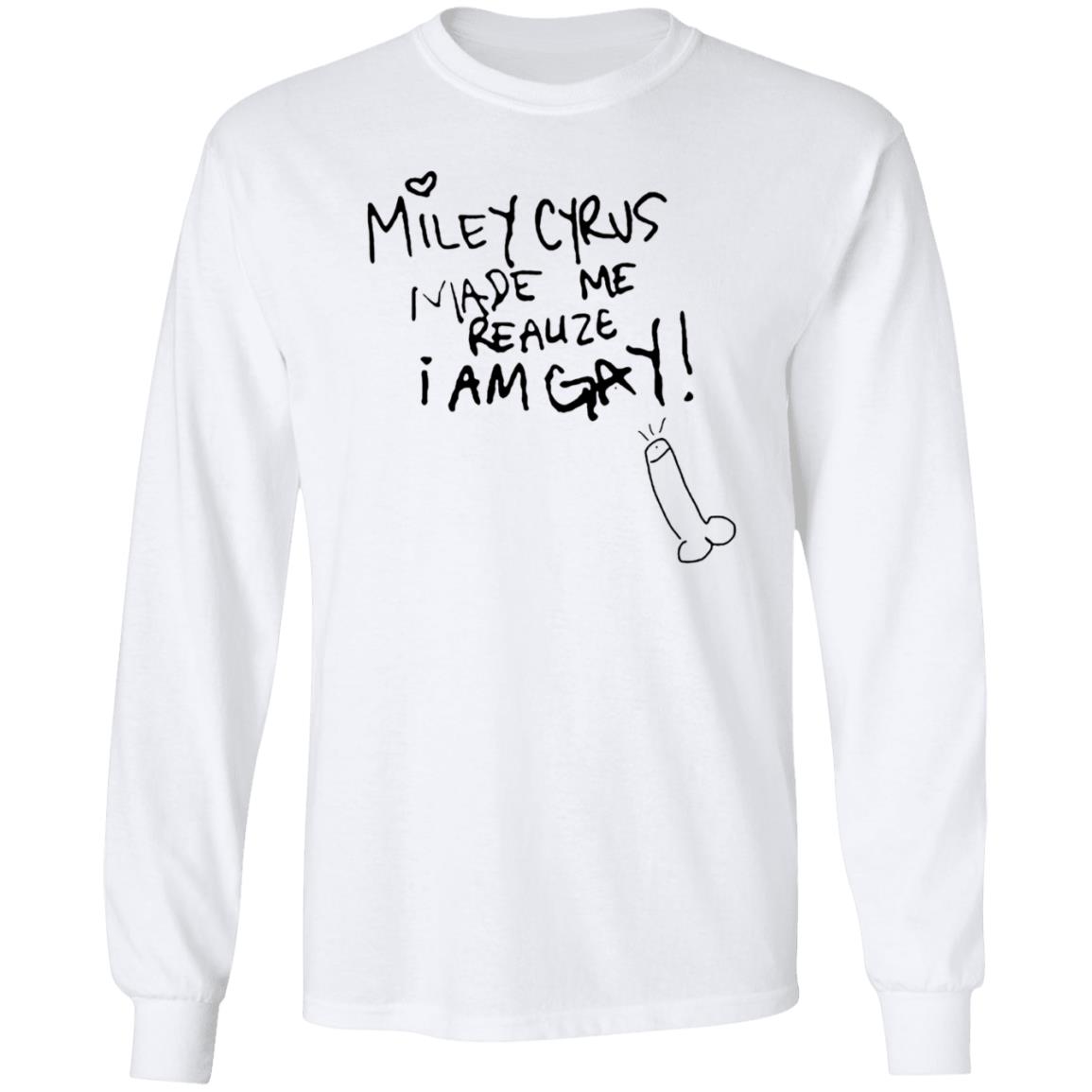 Miley Cyrus Made Me Realize I Am Gay Shirt Miley Cyrus Tank Top Miley Cyrus Made Me Realize I Am Gay Shirt Miley Cyrus Tank Top