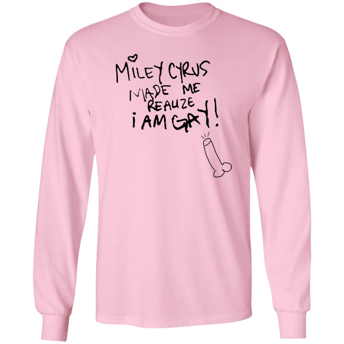 Miley Cyrus Made Me Realize I Am Gay Shirt Miley Cyrus Tank Top Miley Cyrus Made Me Realize I Am Gay Shirt Miley Cyrus Tank Top