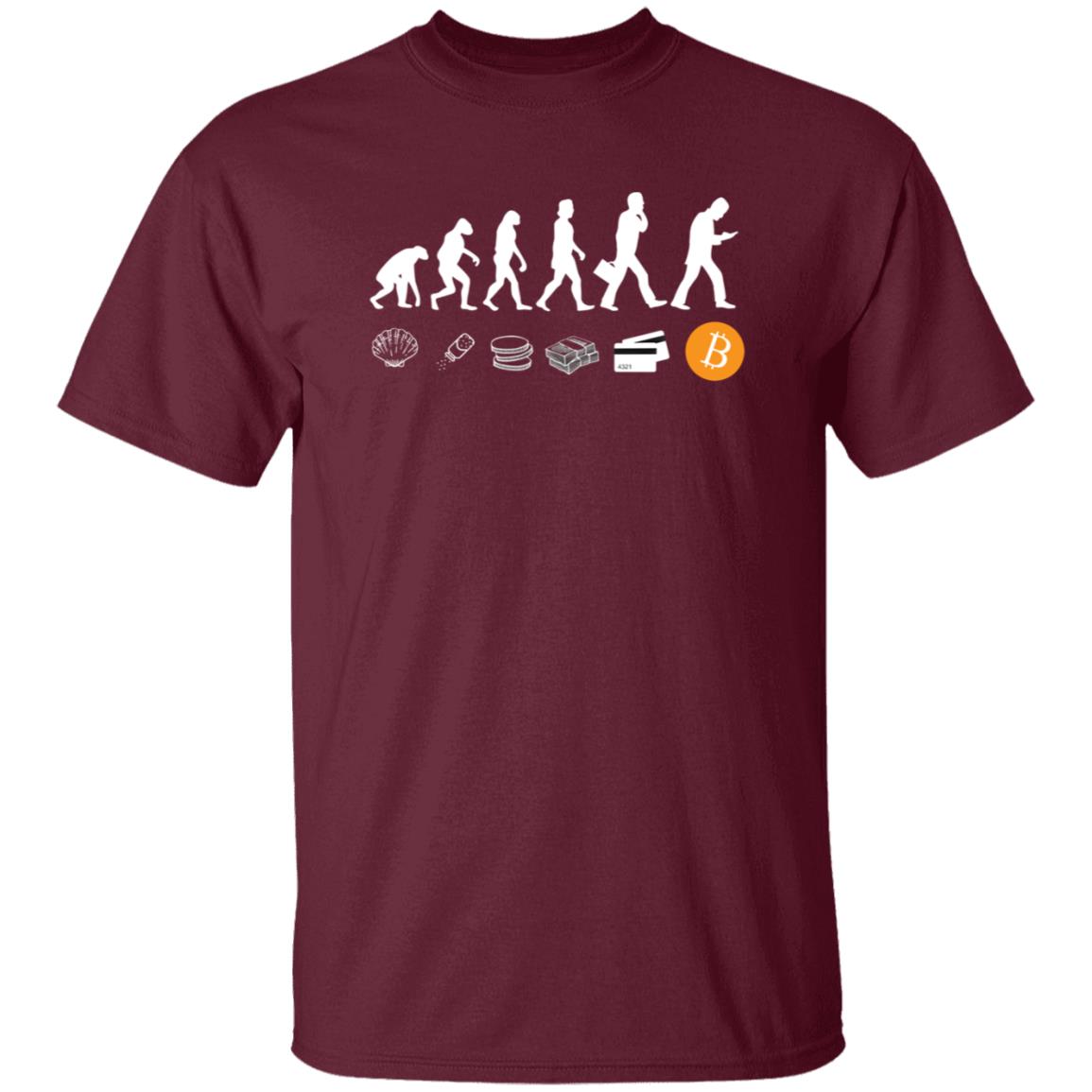 Bitcoin Shirt The Evolution Of Money Shirt Elon Musk Is Wearing A The Evolution Of Money Bitcoin Shirt - Teechipus