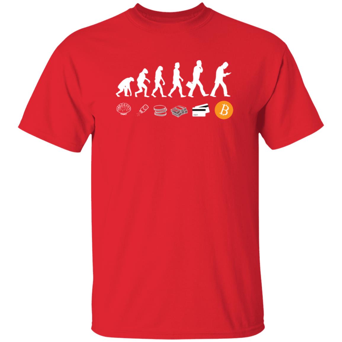 Bitcoin Shirt The Evolution Of Money Shirt Elon Musk Is Wearing A The Evolution Of Money Bitcoin Shirt - Teechipus