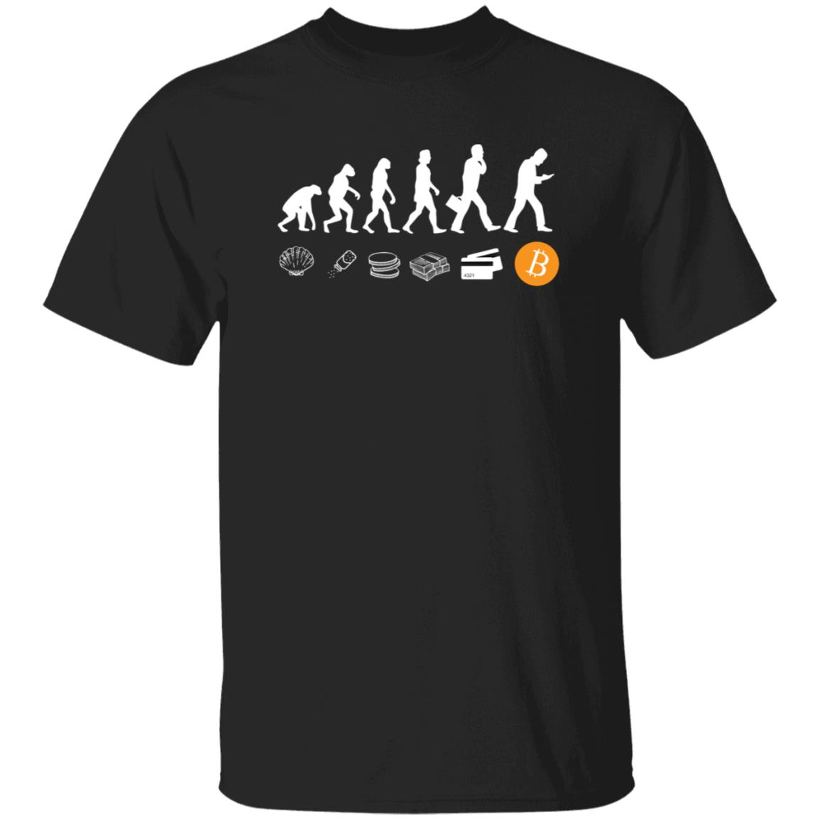 Bitcoin Shirt The Evolution Of Money Shirt Elon Musk Is Wearing A The Evolution Of Money Bitcoin Shirt - Teechipus