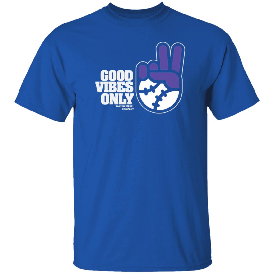 Connor Joe Good Vibes Only Shirt Rake Baseball Company Store Good Vibes Only Shirt - Teechipus