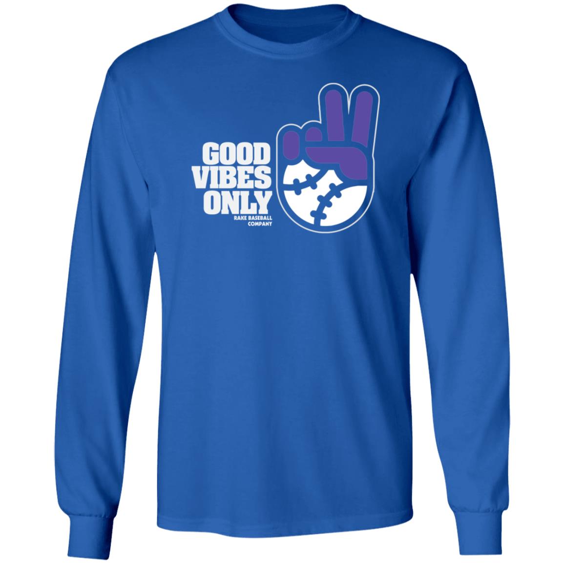 Connor Joe Good Vibes Only Shirt Rake Baseball Company Store Good Vibes Only Shirt - Teechipus