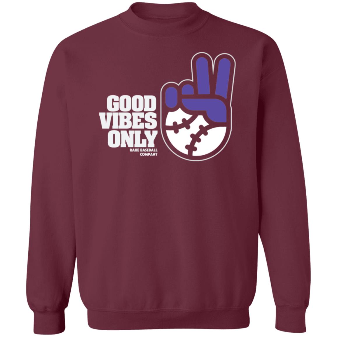 Connor Joe Good Vibes Only Shirt Rake Baseball Company Store Good Vibes Only Shirt - Teechipus