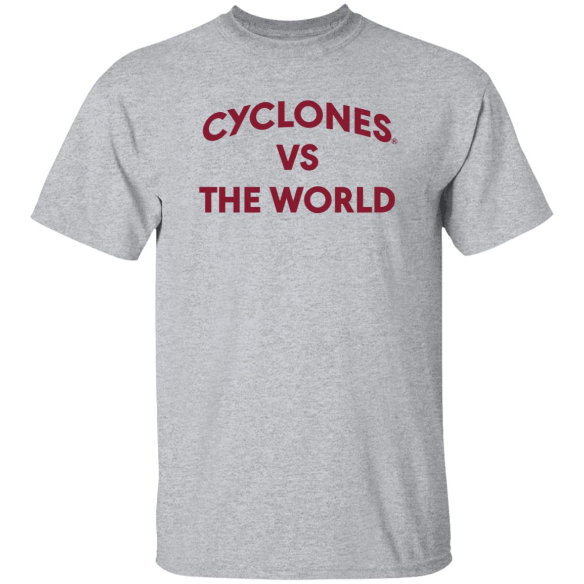 Cyclone fanatic Store Cyclones Vs The World Shirt - Teechipus