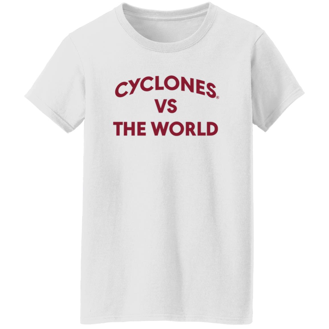 Cyclone fanatic Store Cyclones Vs The World Shirt - Teechipus