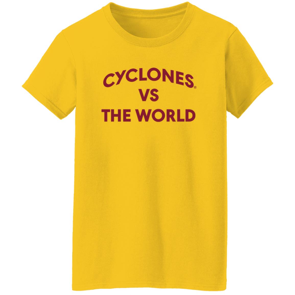 Cyclone fanatic Store Cyclones Vs The World Shirt - Teechipus