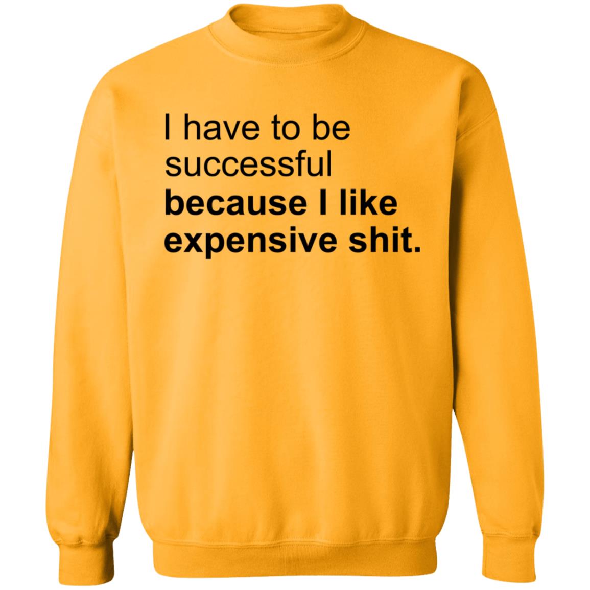 I Have To Be Successful Because I Like Expensive Shit Shirt - Teechipus