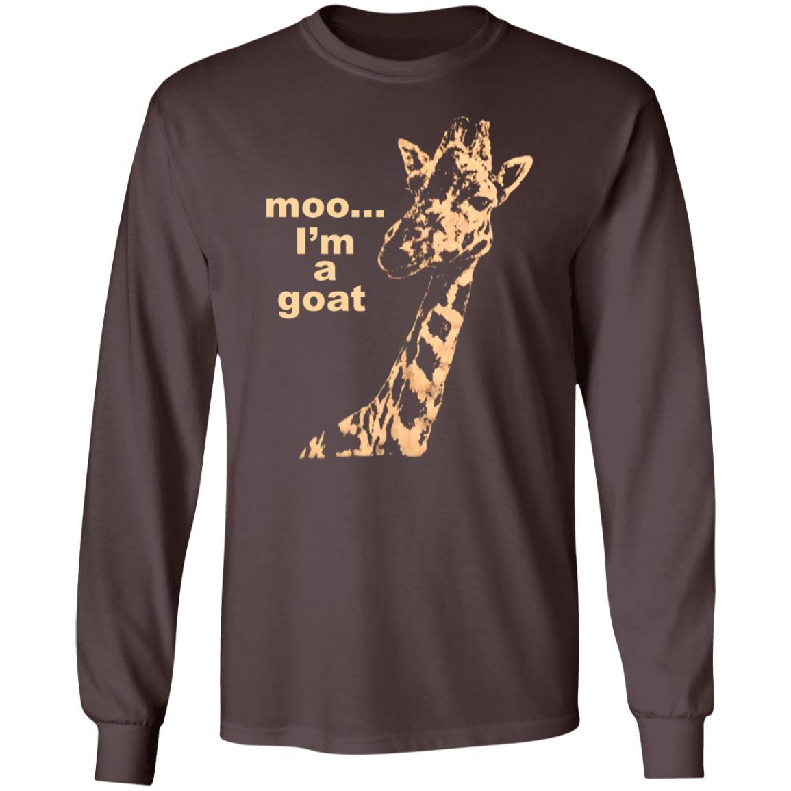 Moo I'm A Goat Shirt Sara Benincasa Moo... I’M A Goat Giraffe Shirt - Teechipus