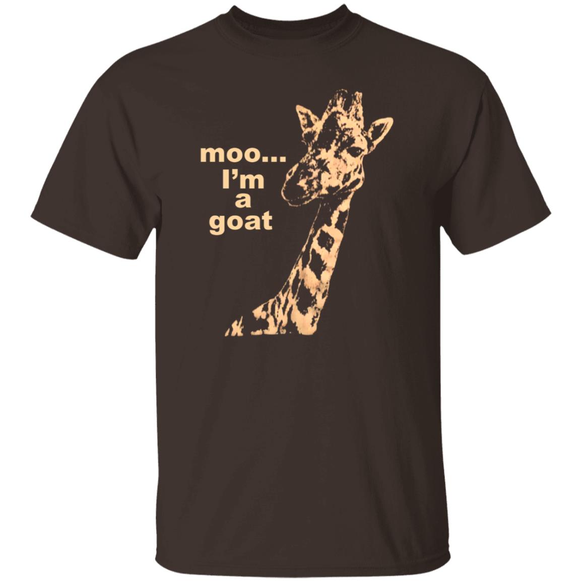 Moo I'm A Goat Shirt Sara Benincasa Moo... I’M A Goat Giraffe Shirt - Teechipus