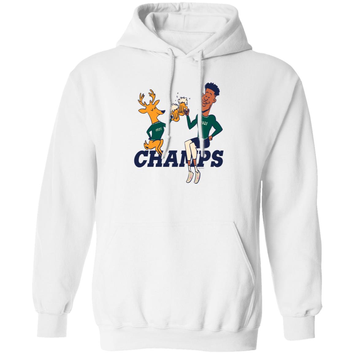 Champs Bucks 1971 Bucks 2021 Shirt Milwaukee Bucks Championships 1971 2021 Shirt Cheers To The Deer Bucks Parade 2021 Shirt - Teechipus