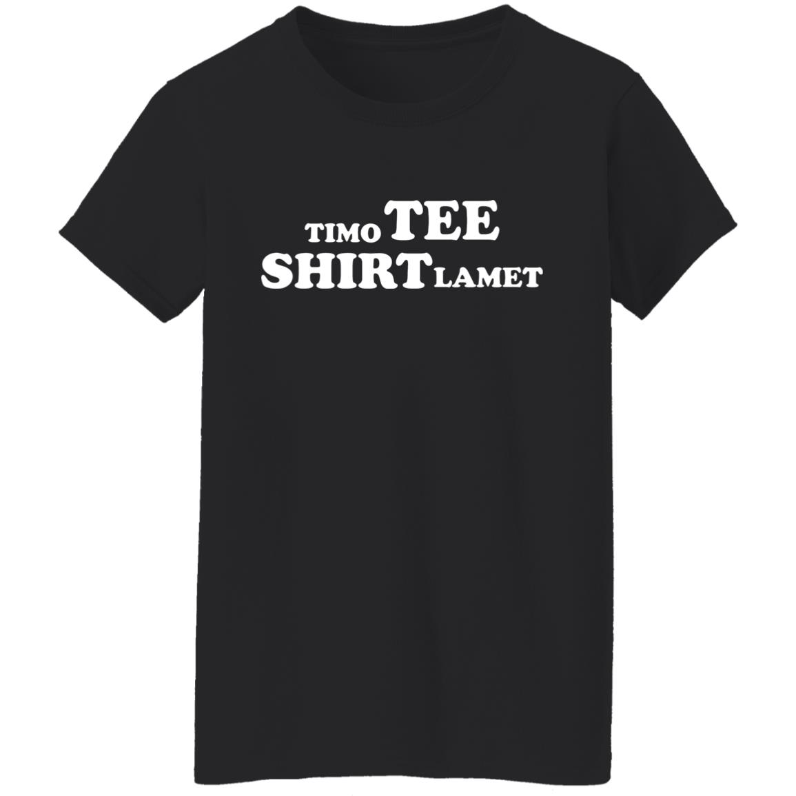 Timo Tee Shirt Lamet Shirt - Teechipus