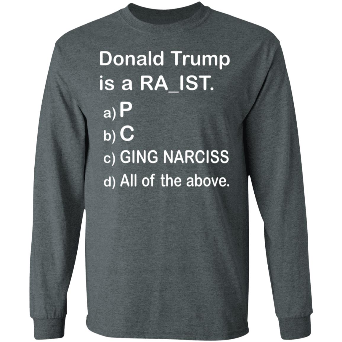 Donald Trump Is A Ra_Ist Shirt - Teechipus
