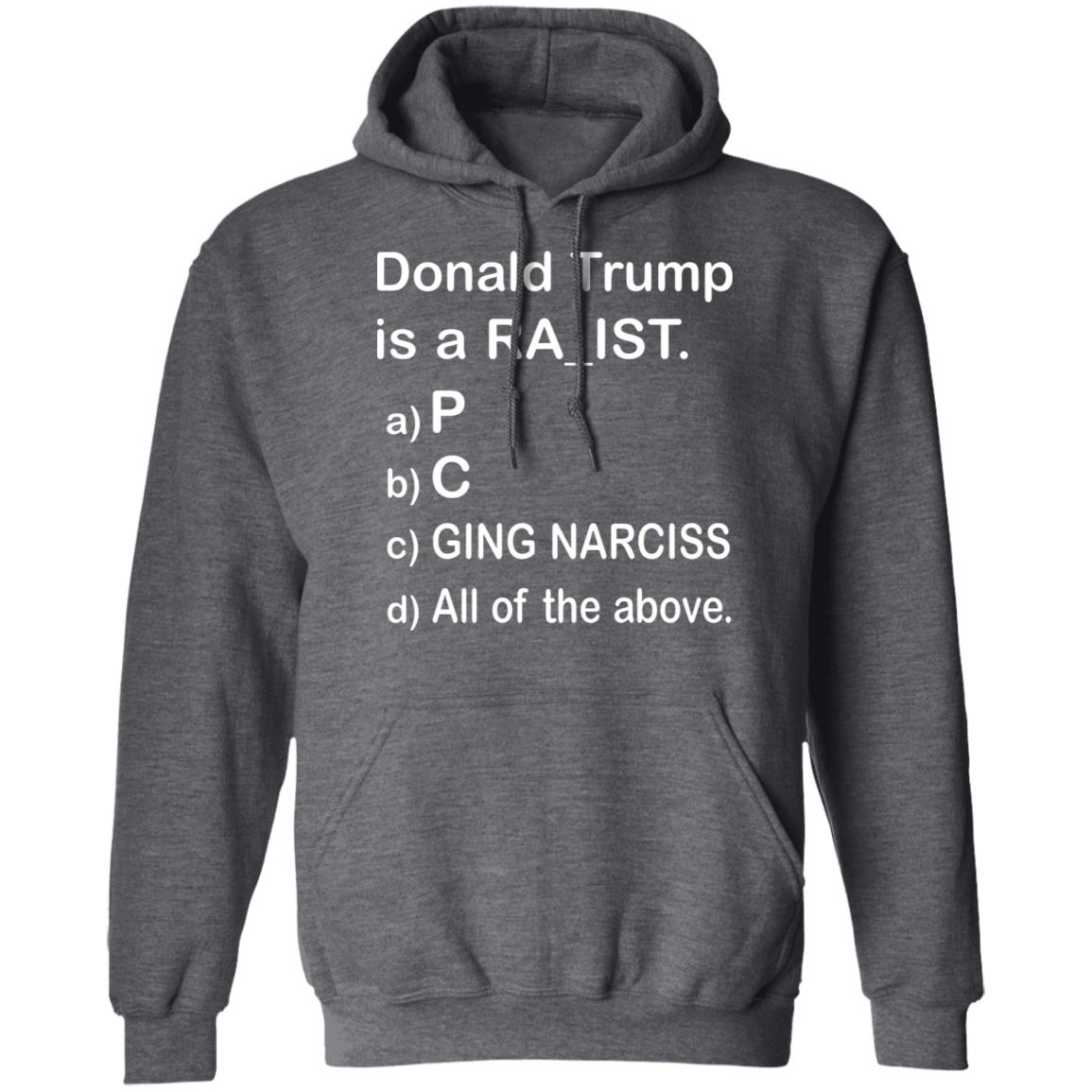 Donald Trump Is A Ra_Ist Shirt - Teechipus