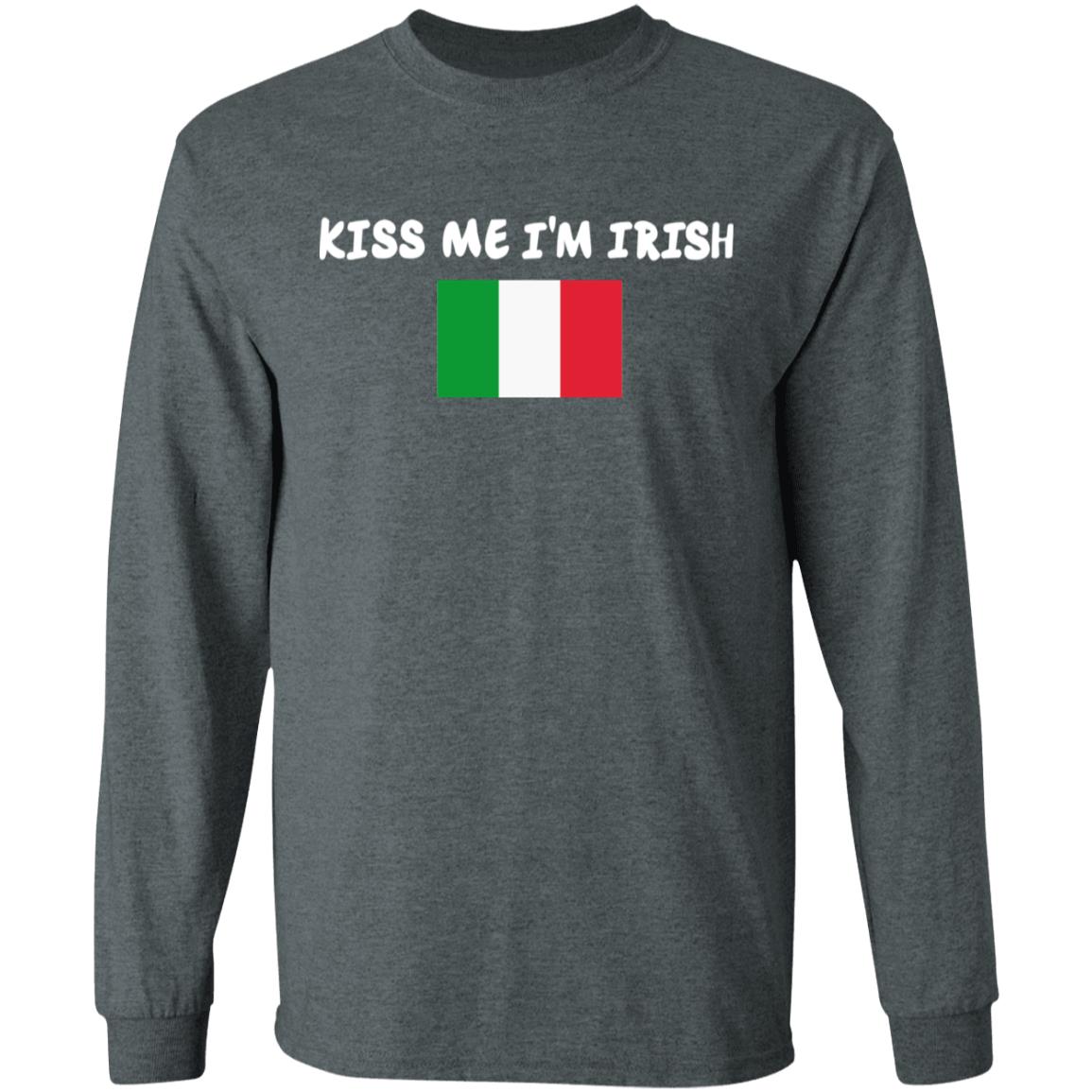 Kiss Me Im Irish Flag Of Italy Hoodie Shirt - Teechipus