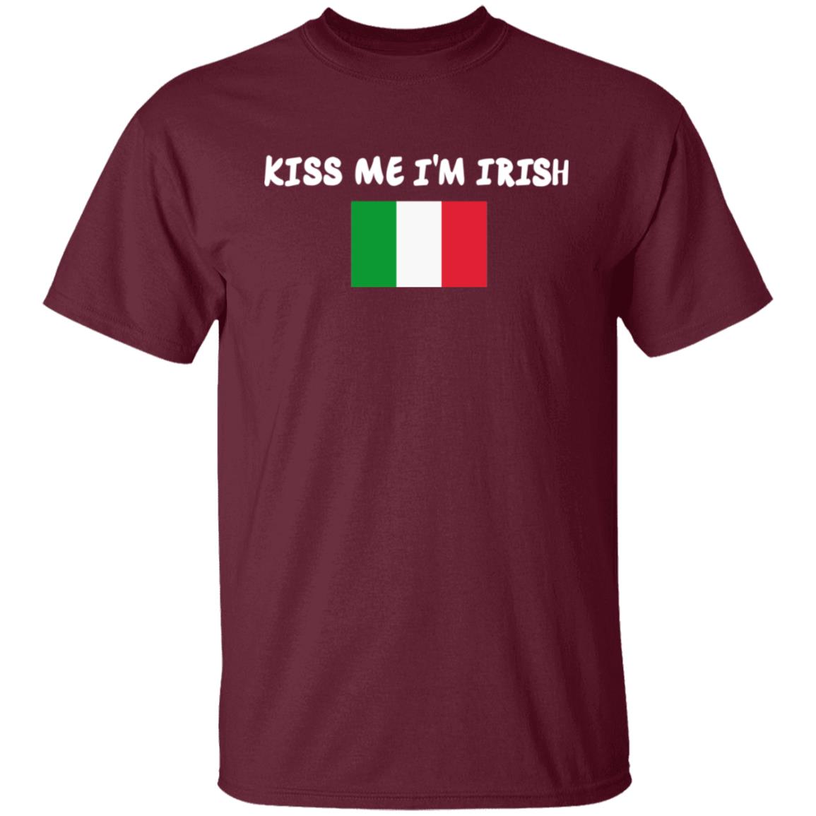 Kiss Me Im Irish Flag Of Italy Hoodie Shirt - Teechipus