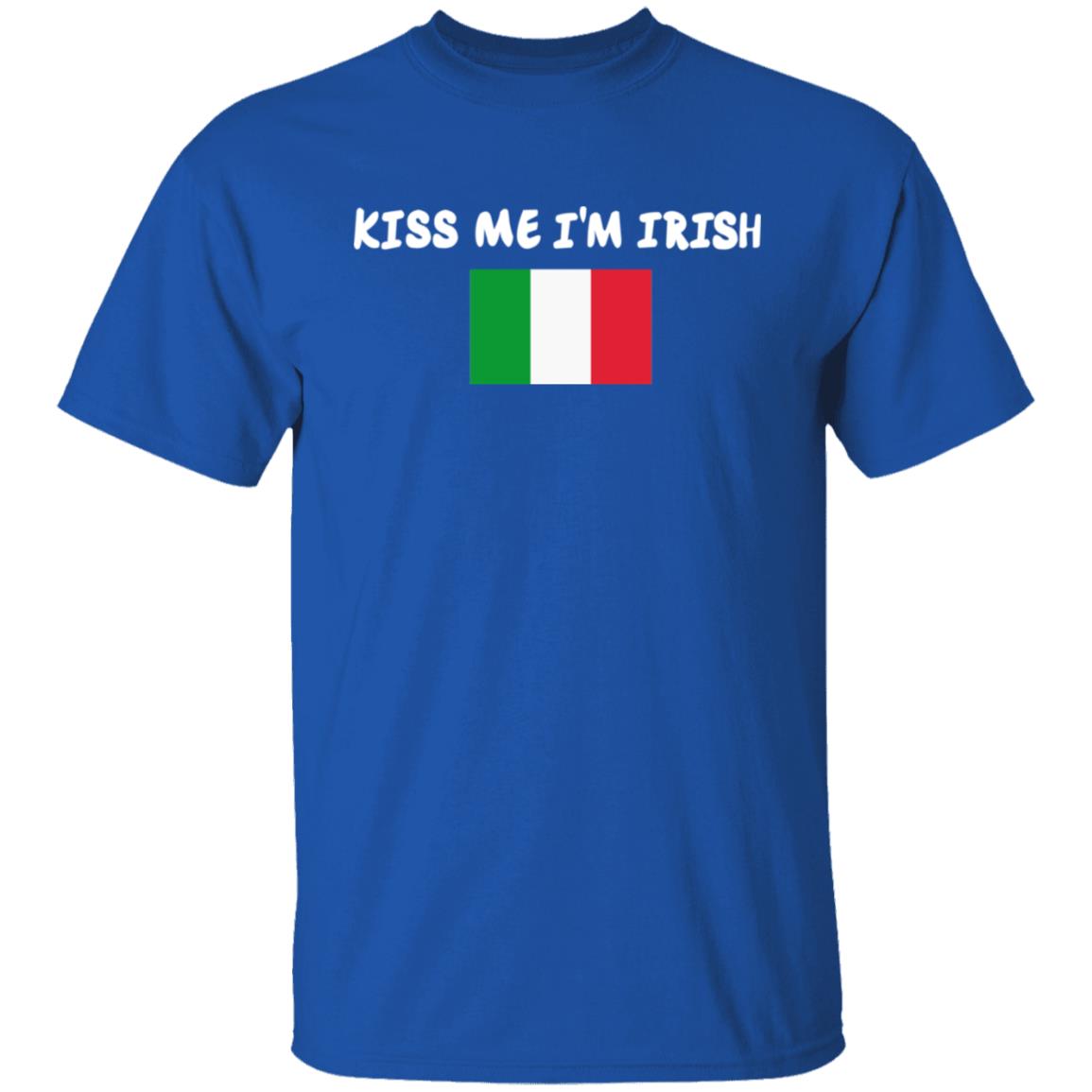 Kiss Me Im Irish Flag Of Italy Hoodie Shirt - Teechipus