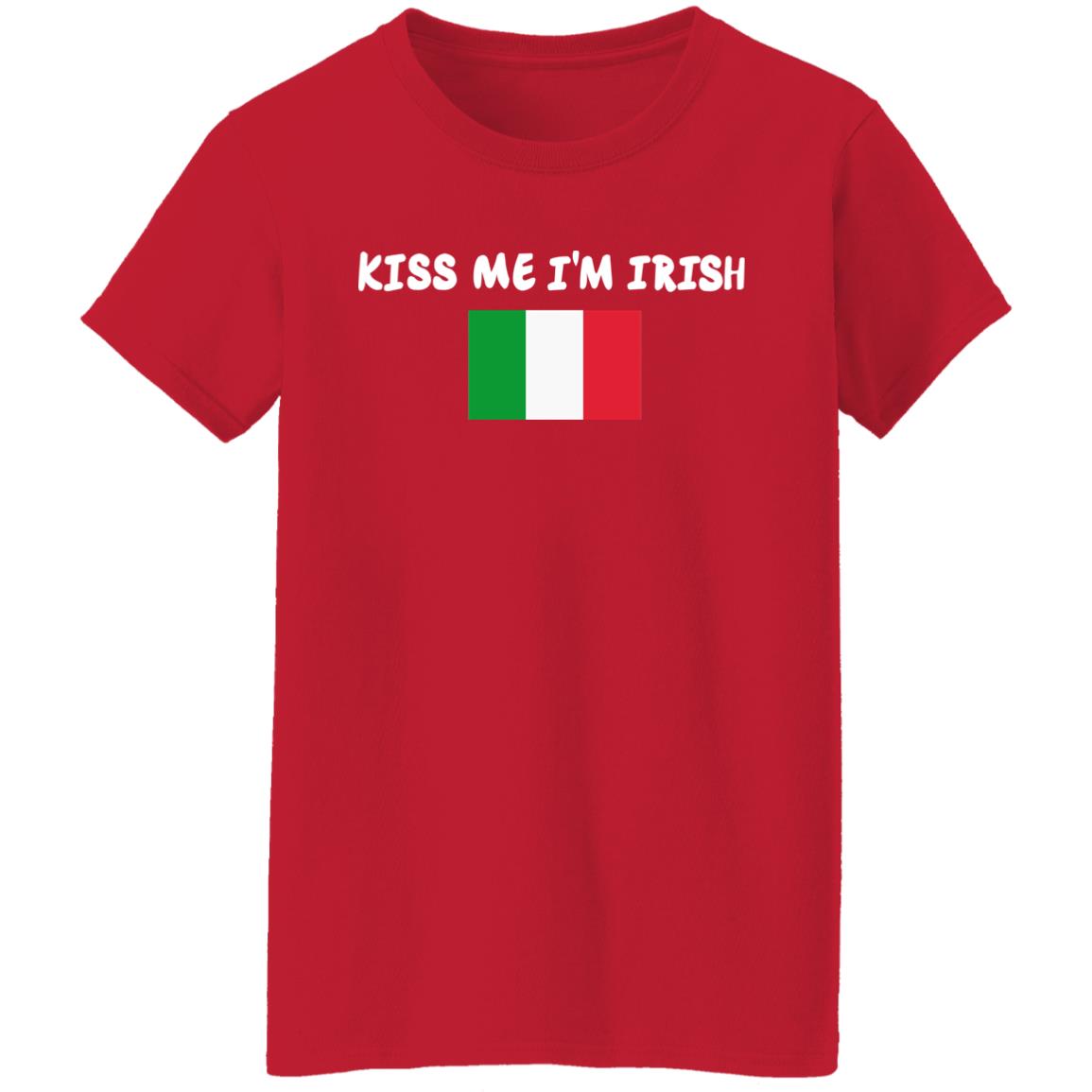 Kiss Me Im Irish Flag Of Italy Hoodie Shirt - Teechipus