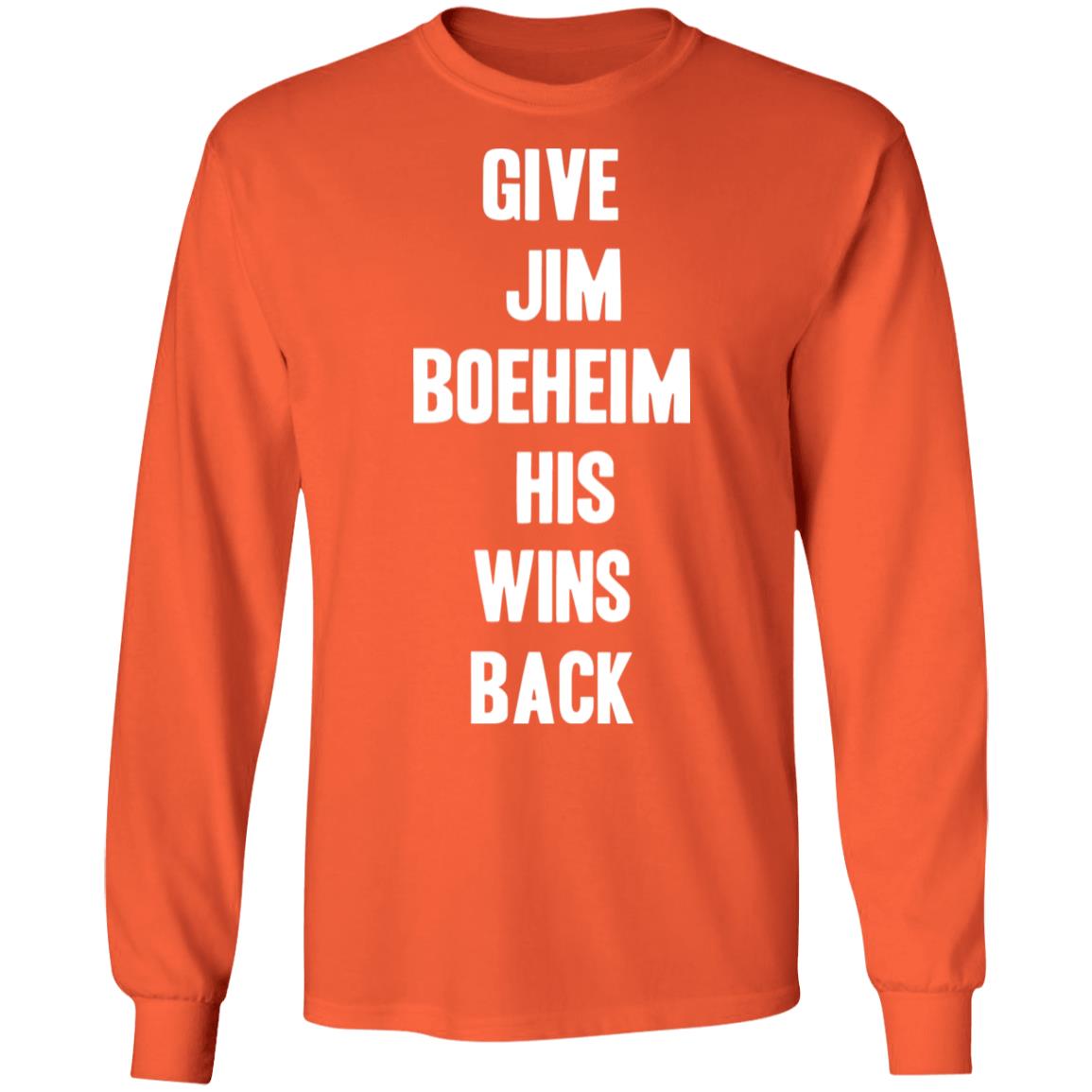 Give Jim Boeheim His Wins Back Shirt - Teechipus